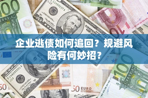 武汉企业逃债如何追回？规避风险有何妙招？