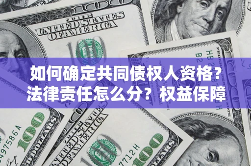 武汉如何确定共同债权人资格？法律责任怎么分？权益保障技巧揭秘！