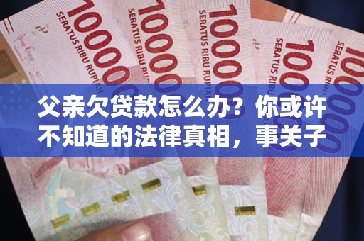 武汉父亲欠贷款怎么办？你或许不知道的法律真相，事关子女未来
