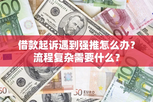 武汉借款起诉遇到强推怎么办？流程复杂需要什么？
