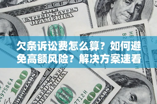 武汉欠条诉讼费怎么算？如何避免高额风险？解决方案速看！