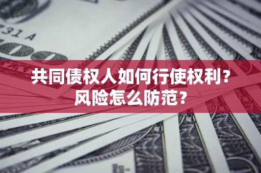 武汉共同债权人如何行使权利？风险怎么防范？