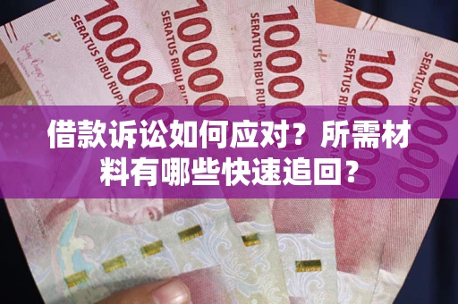 武汉借款诉讼如何应对？所需材料有哪些快速追回？
