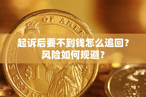 武汉起诉后要不到钱怎么追回？风险如何规避？