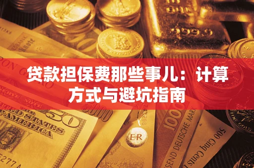 武汉贷款担保费那些事儿：计算方式与避坑指南