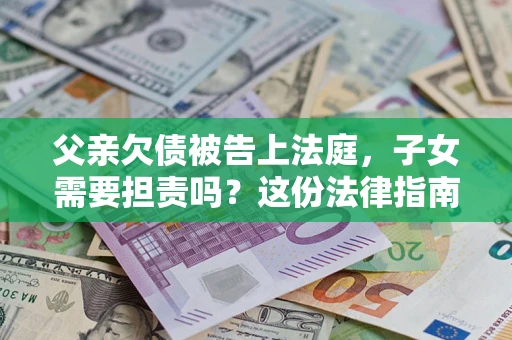 武汉父亲欠债被告上法庭，子女需要担责吗？这份法律指南必须看完