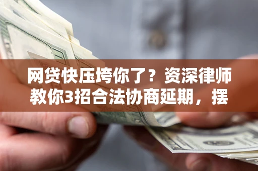 武汉网贷快压垮你了？资深律师教你3招合法协商延期，摆脱暴力催收！