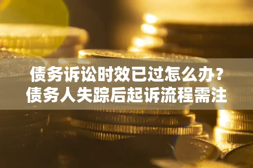 武汉债务诉讼时效已过怎么办？债务人失踪后起诉流程需注意什么？