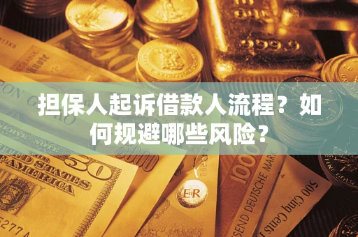 武汉担保人起诉借款人流程？如何规避哪些风险？