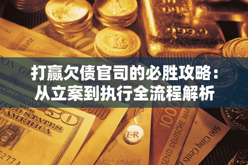 武汉打赢欠债官司的必胜攻略：从立案到执行全流程解析